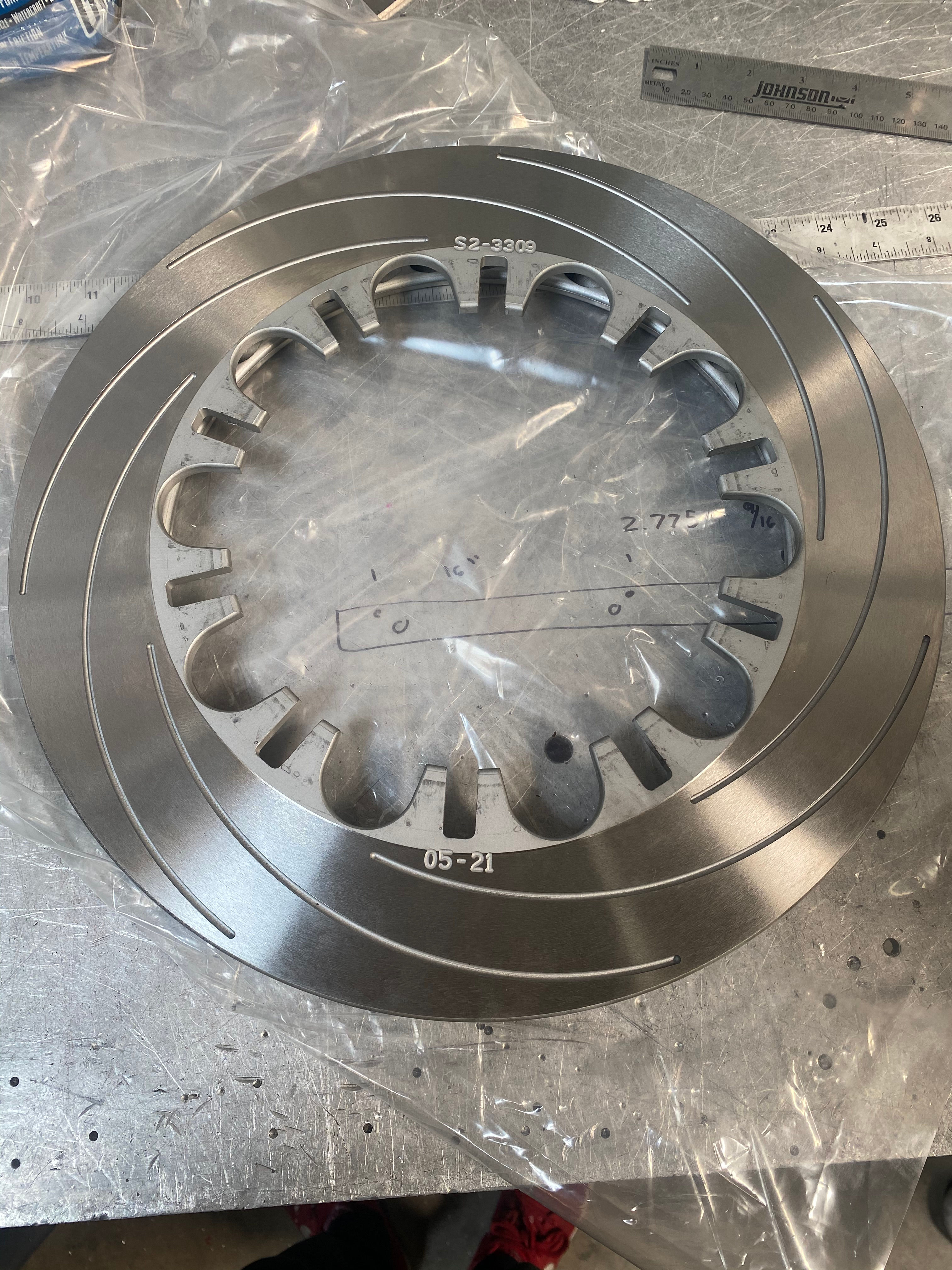 14" floating rotor
