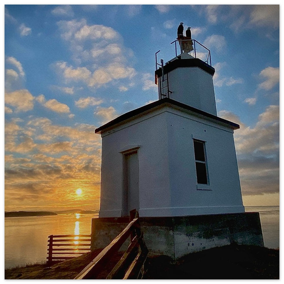 Lighthouse at Sunset