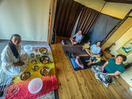 sound bath beppu summer inside experience