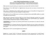 Publication de l'avis d'ouverture d'une enquête publique