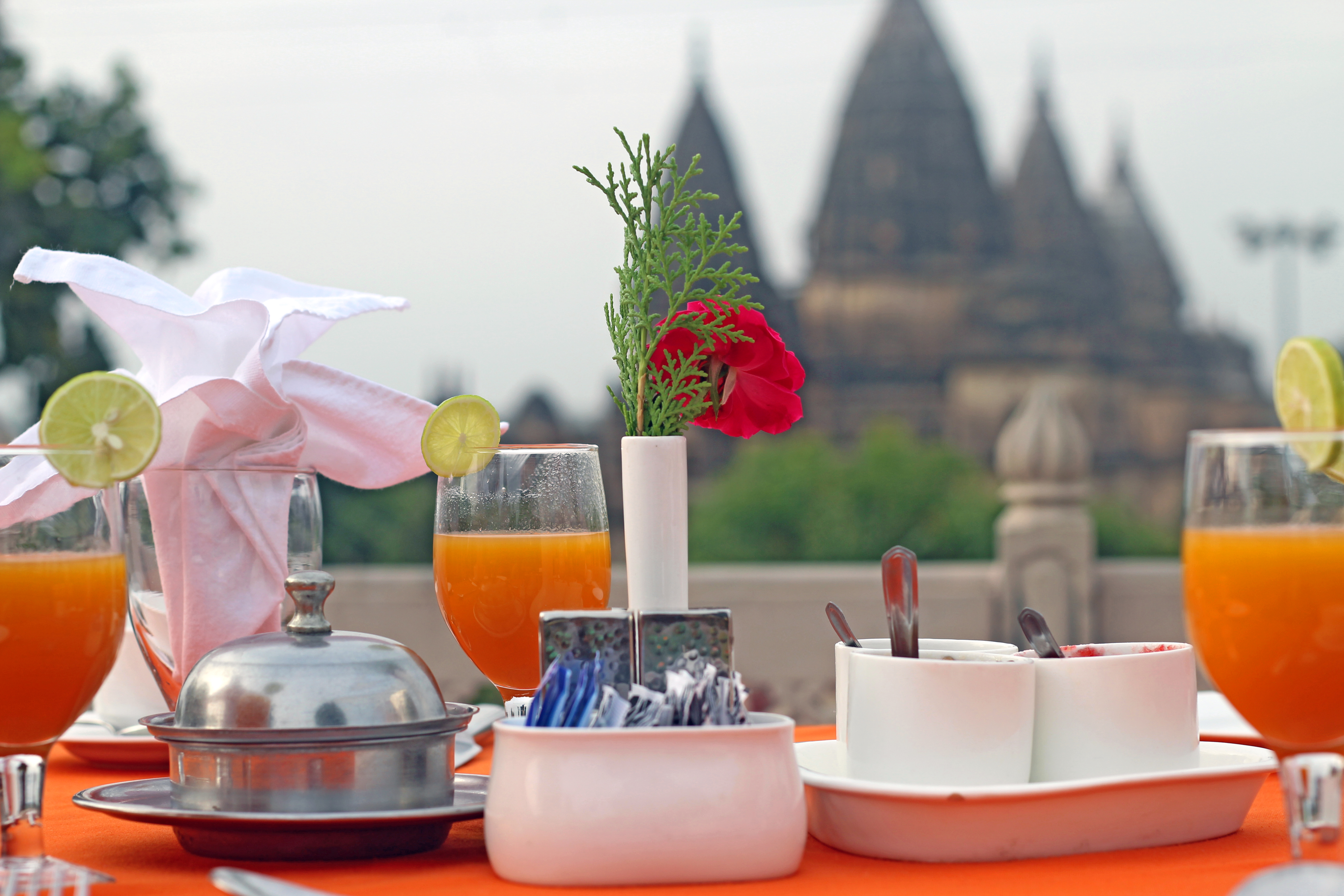 Breakfast at Amar Mahal Orchha