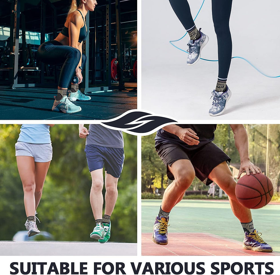Thumbnail: Copper Ankle Brace Support for Men & Women (Pair), Best Ankle Compression Sleeve