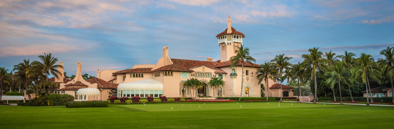 Grand Mediterranean estate at golden hour