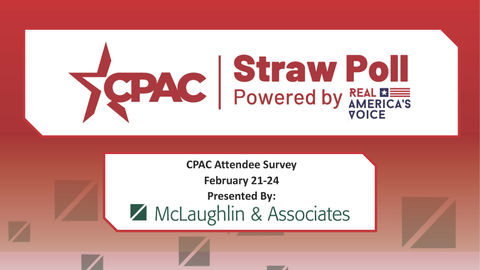 Results for the CPAC Straw Poll powered by Real America's Voice