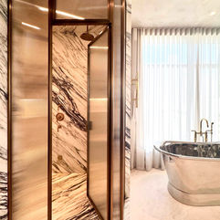 Antiqued Brass Reeded Suite - St. Thomas Collection