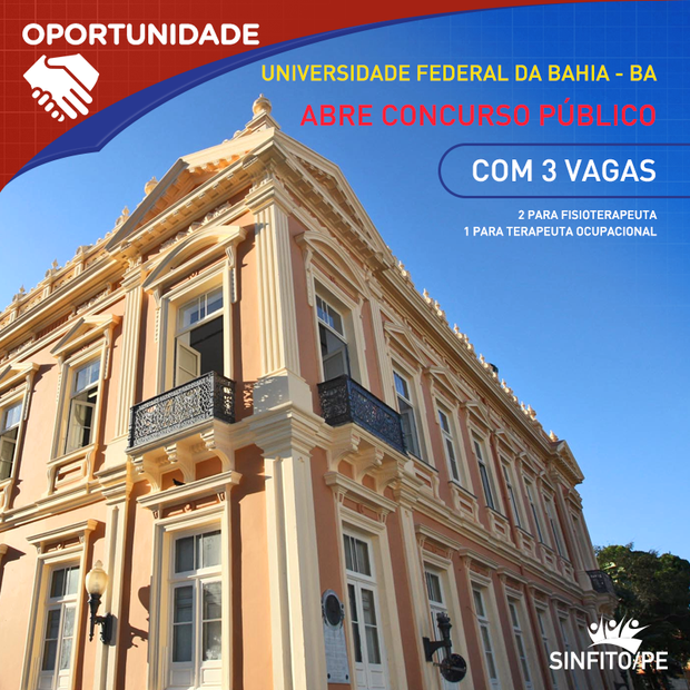 Vagas abertas para fisioterapeutas e terapeutas ocupacionais