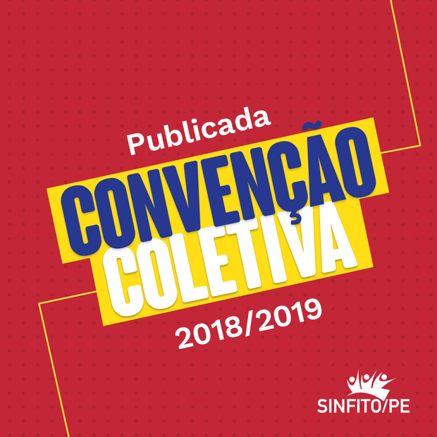 Publicada Convenção Coletiva 2018/2019