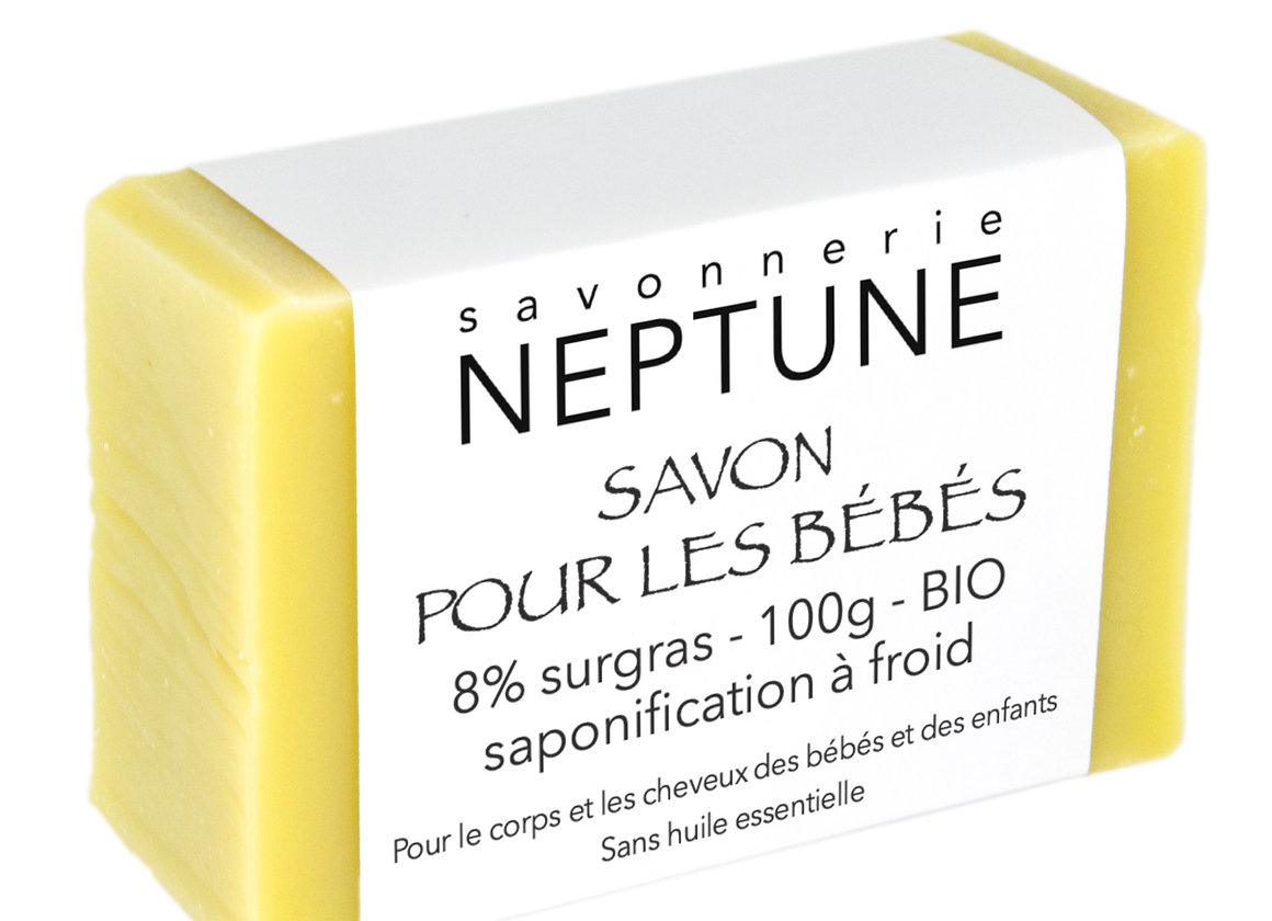 Savon pour les bébés Paillettes Vertes Savon pour les bébés Paillettes Vertes