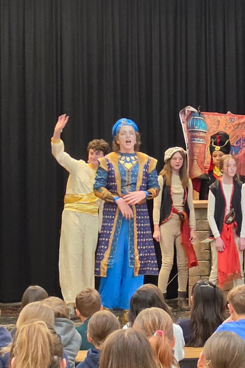 Drama Club performing Aladdin