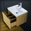 Thumbnail: Bathroom Vanity Unit Cabinet Basin Sink Wall Hung 500 MM