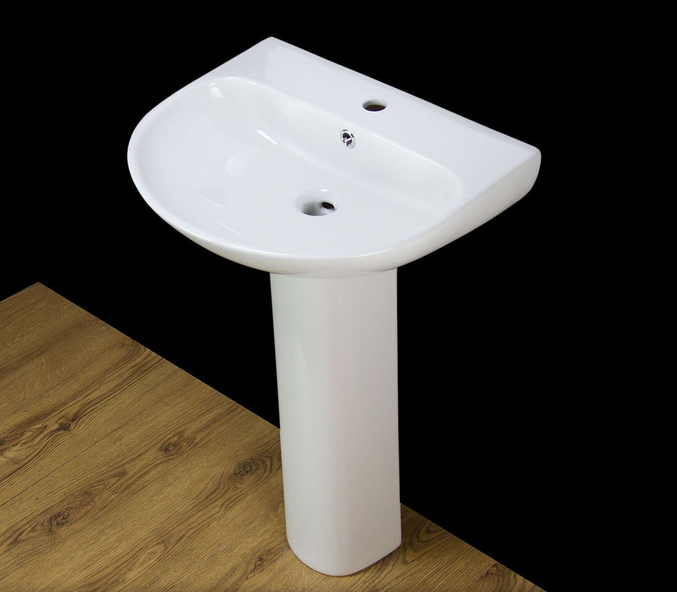 Thumbnail: Wash Basin Sink Ceramic Pedestal