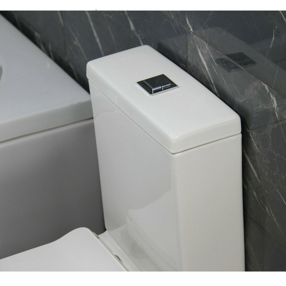 Thumbnail: Toilet WC Close Coupled Soft Close Seat Rimless