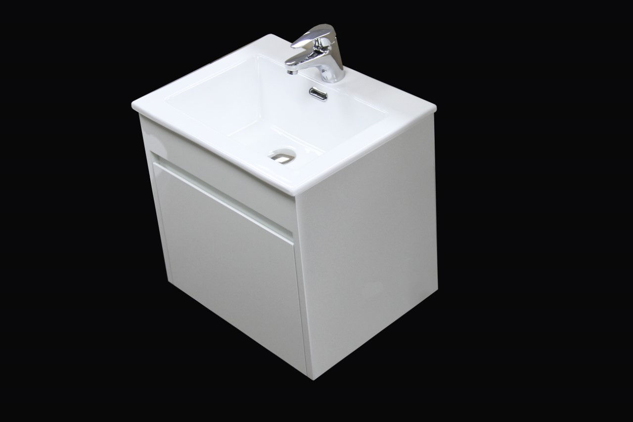 Bathroom Vanity Unit Cabinet Basin Sink Wall Hung 500 MM
