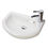 Thumbnail: Basin Sink Bathroom Ceramic Countertop Semi Recessed