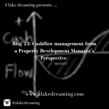 Cash flow management from a Development manager's perspective 