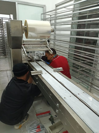 Stainless Packaging Machine with decoder for Buns delivered at Dairy Box of Bantog, Asingan, Pangasinan.