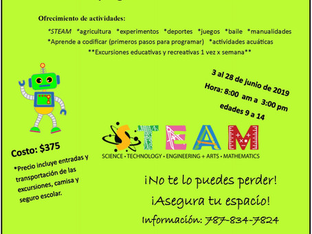 Programa Innovador VERANO STEAM AIC