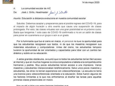 Educación a distancia evoluciona en nuestra comunidad escolar