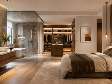 Aménagement de chambre parentale à Sion, Valais – LH Habitat