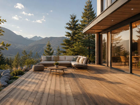 Aménagement de balcon et terrasse à Sion, Valais – LH Habitat