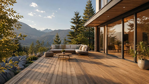 Aménagement terrasse sion valais suisse