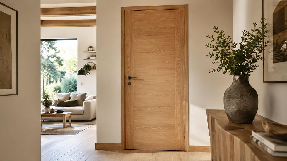 Menuiserie intérieure sur mesure, porte et parquet en bois - LH Habitat