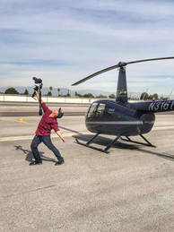 Shiggy Videographer Shooting From Helicopter Open Doors Anaheim Los Angeles