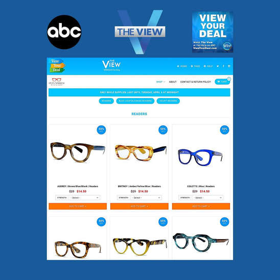 Ryan Simkhai Glasses on The View ABC TV Oprah's Favorite Things Commercial Photographer GoShiggyGo Shiggy