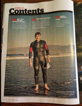 Gordon Ramsay in Triathlete Magazine. Tower 26. Santa Monica, Ironman World Championship Training Commercial Photographer GoShiggyGo Shiggy