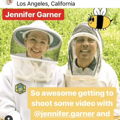 Jennifer Garner Bees Apiary Commercial Videographer Photo by Shiggy GoShiggyGo