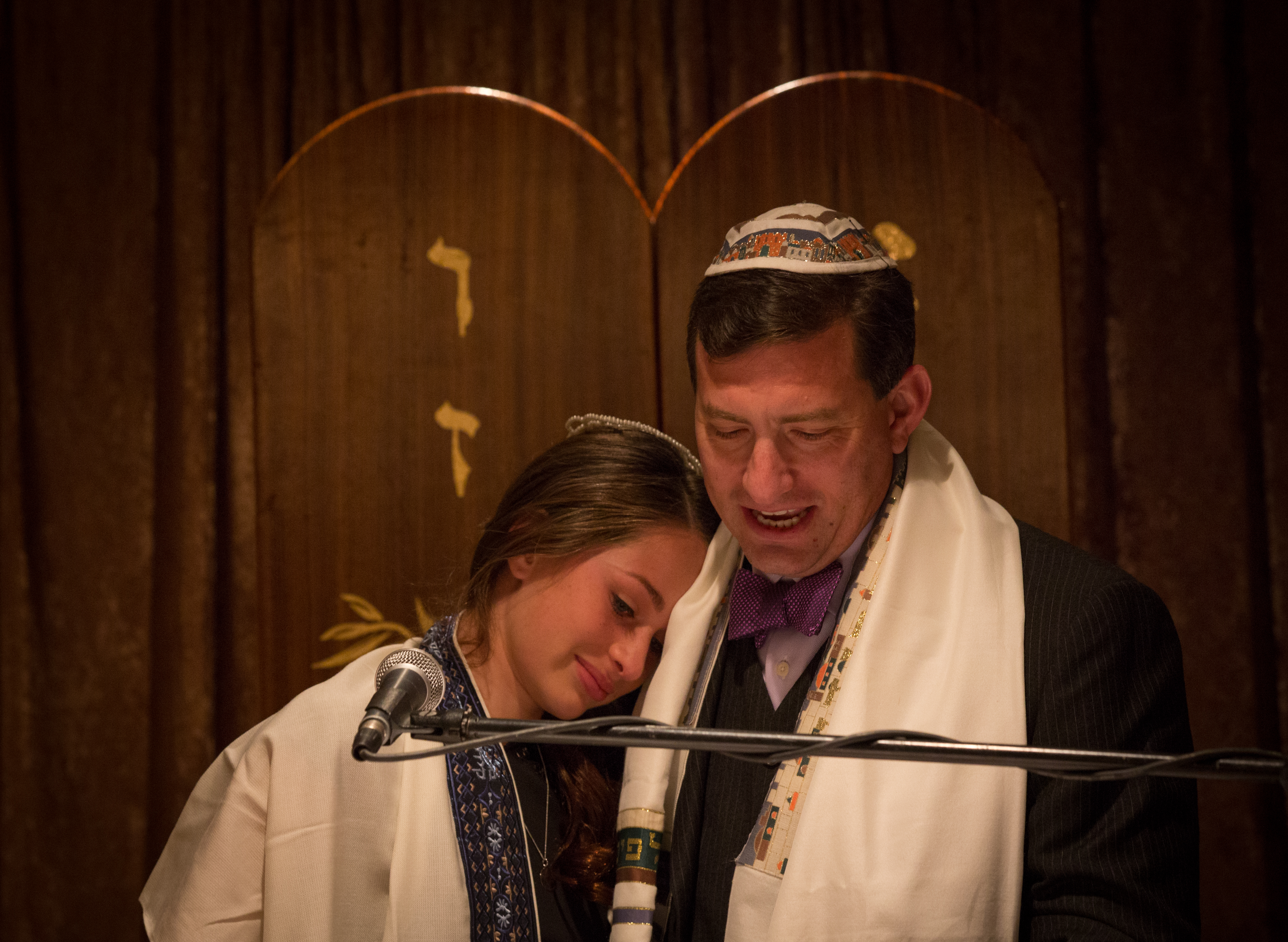 Father Daughter Bat Mitzvah Photogra