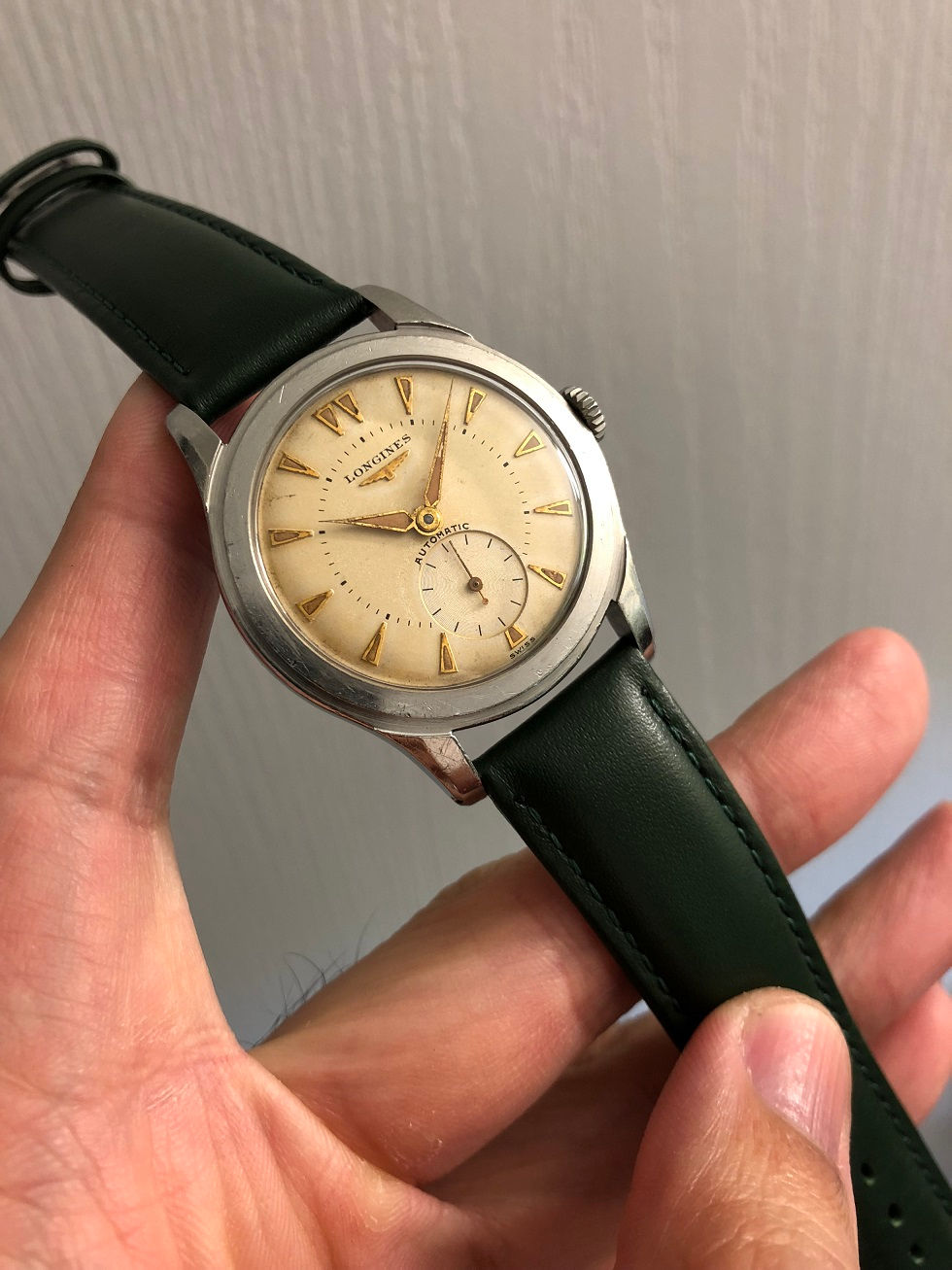 Thumbnail: 1950  LONGINES AUTOMATIC WATCH