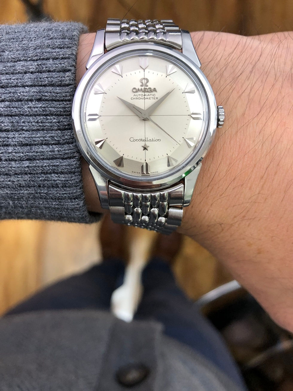 Thumbnail: 1961 OMEGA CONSTELLATION PIE PAN WATCH