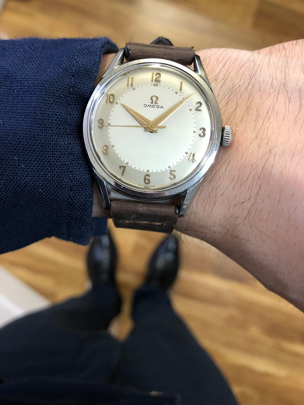 Thumbnail: 1956 OMEGA CENTER SECOND