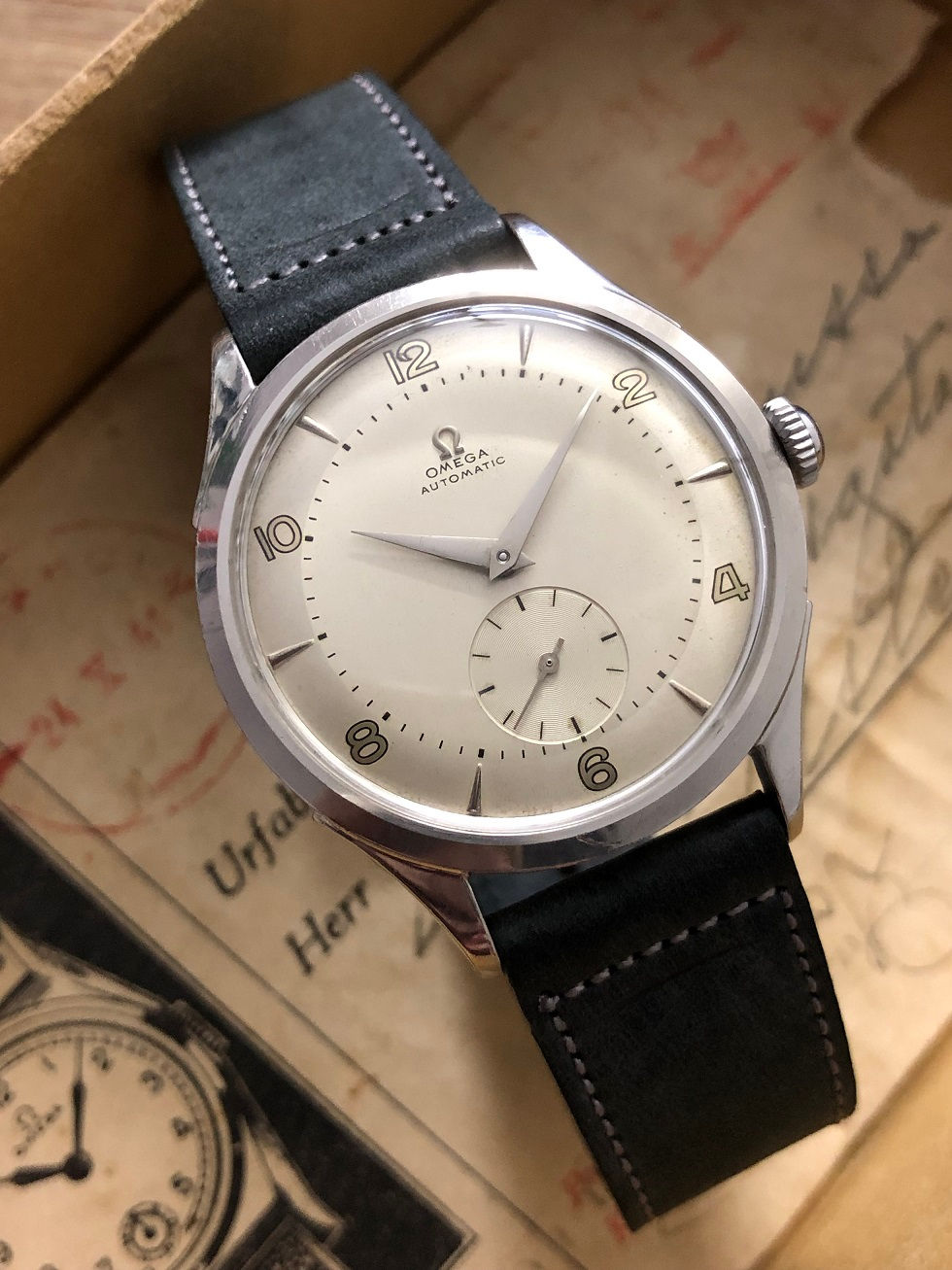 Thumbnail: 1949 OMEGA EARLY AUTOMATIC WATCH