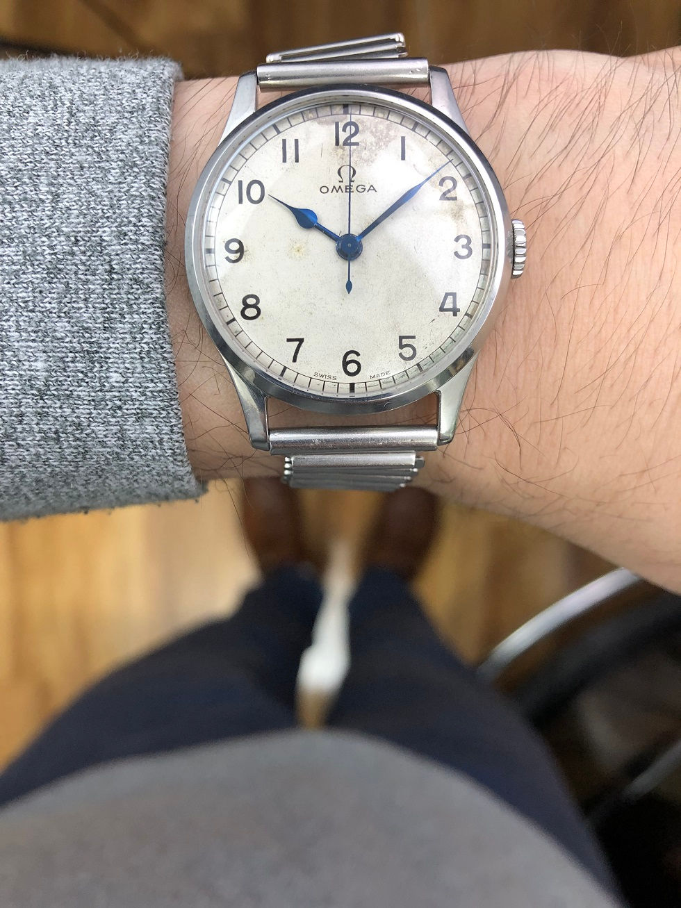 Thumbnail: 1943 OMEGA MILITARY-STYLE WATCH