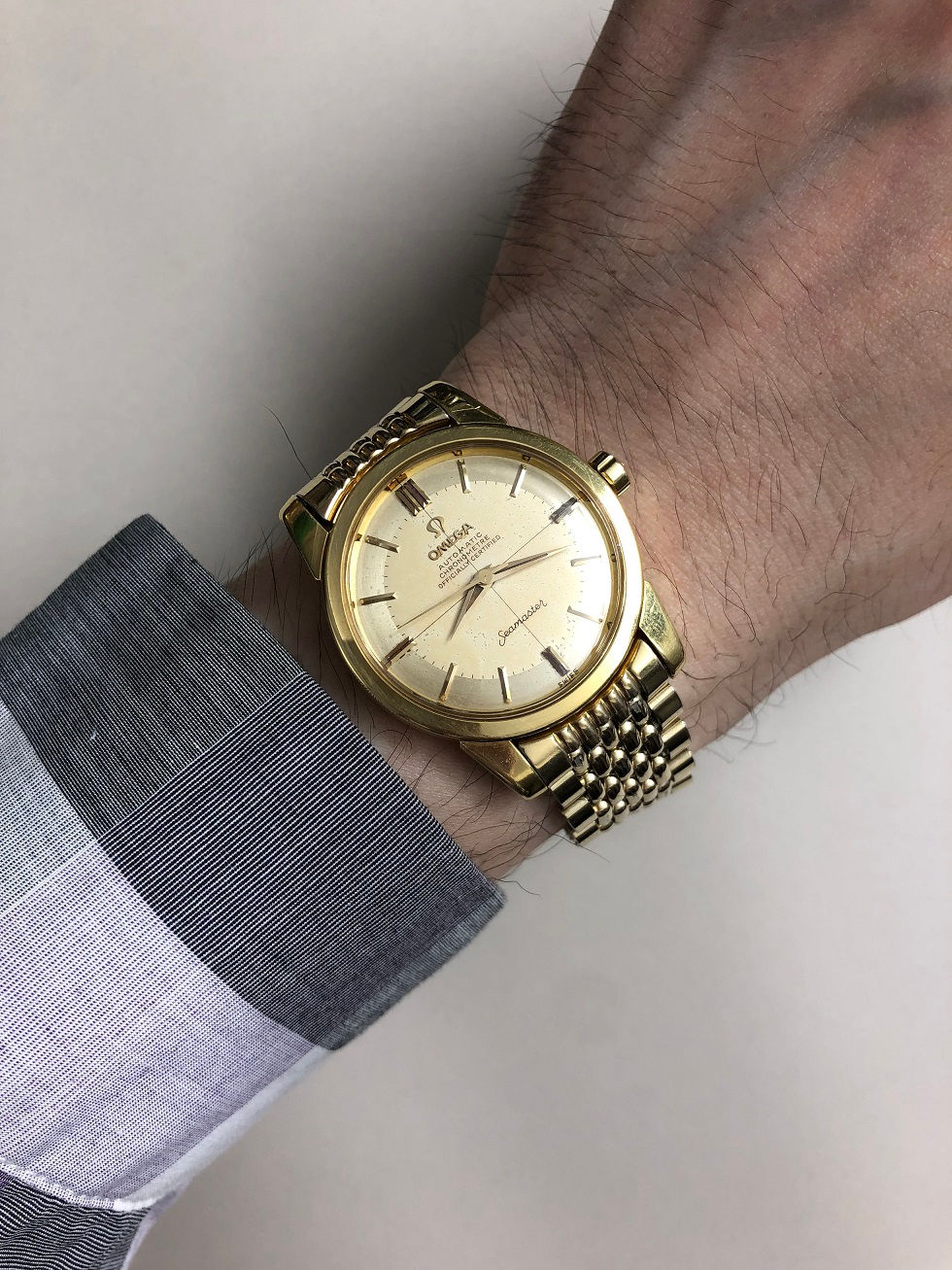 Thumbnail: 1958 OMEGA SEAMASTER CHRONOMETRE WATCH