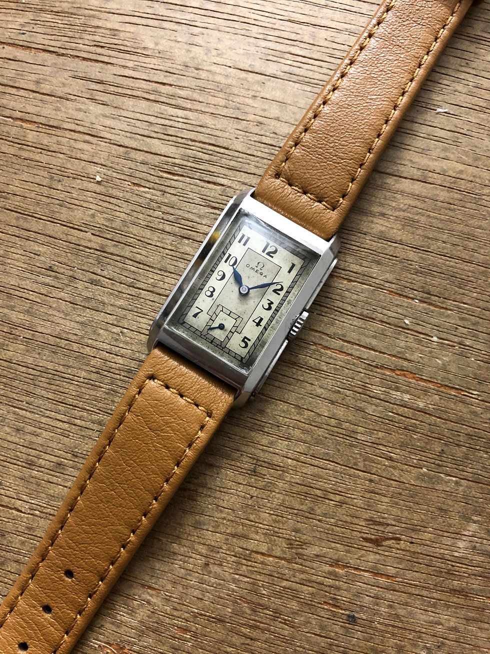 Thumbnail: 1936 OMEGA RECTANGULAR WATCH