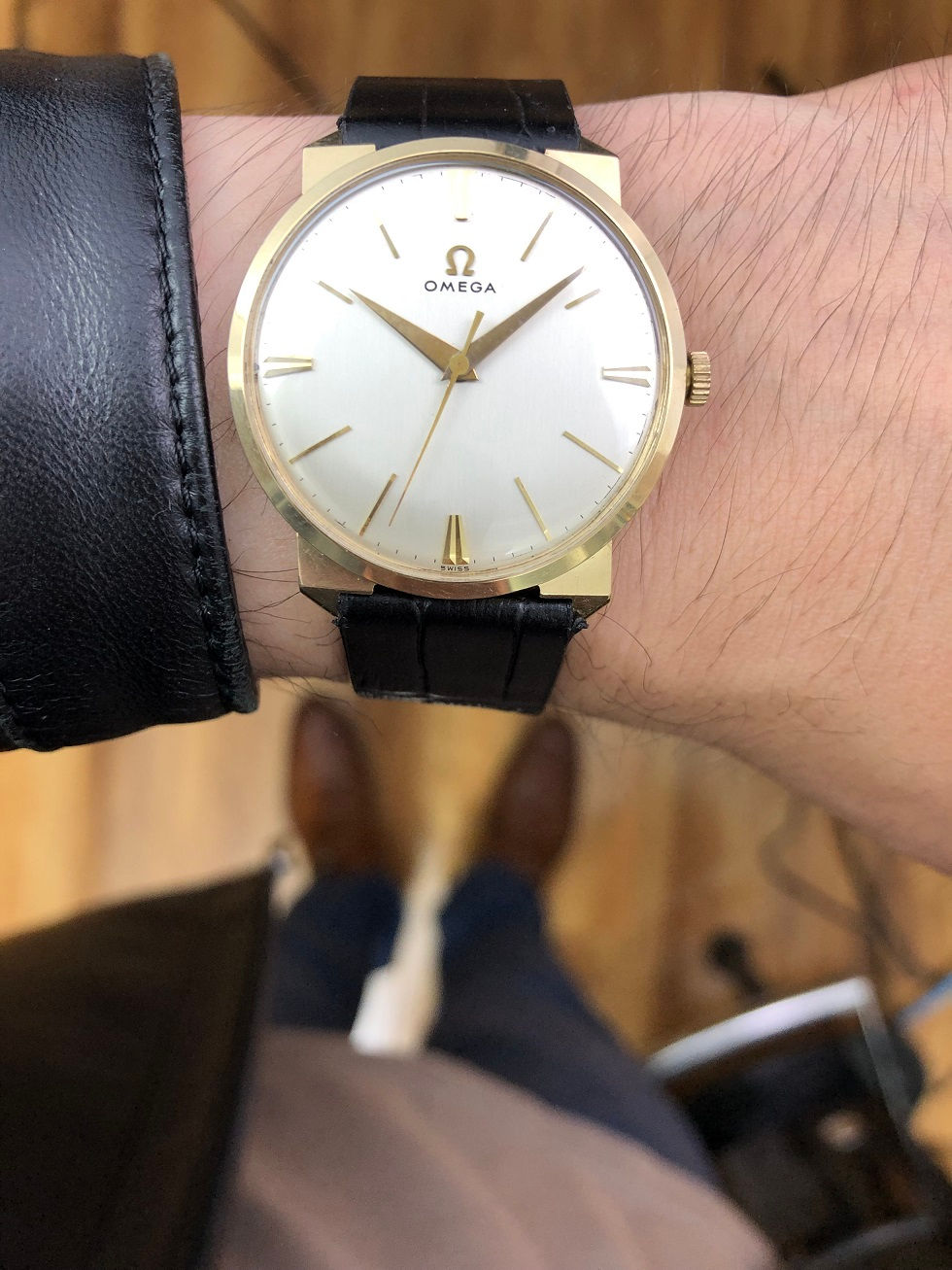 Thumbnail: 1958 OMEGA 14K DRESS WATCH