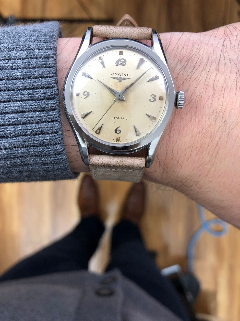 Thumbnail: 1953 LONGINES AUTOMATIC GENT'S WATCH