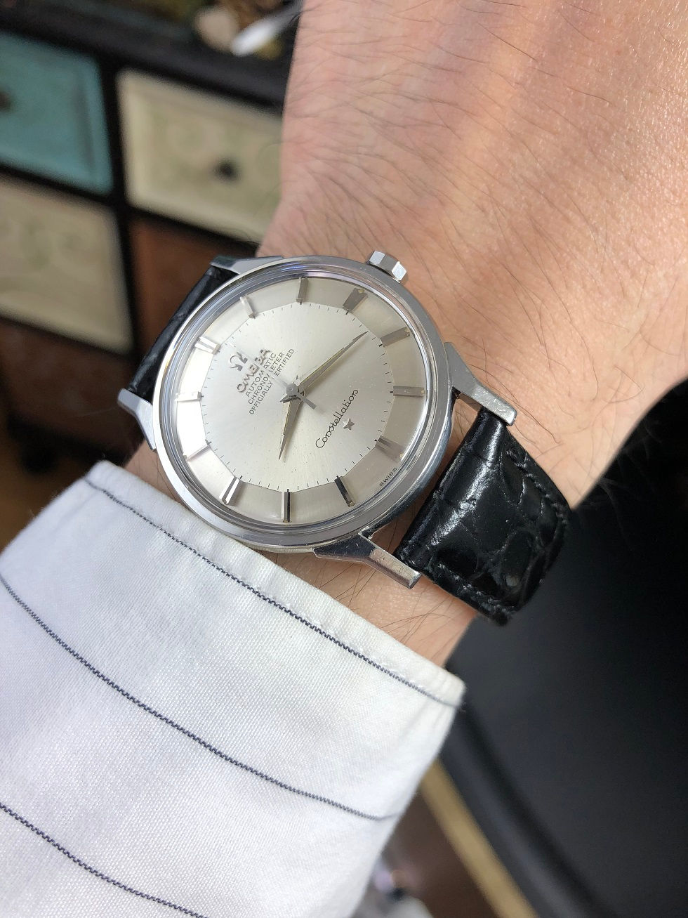 Thumbnail: 1962 OMEGA CONSTELLATION PIE PAN