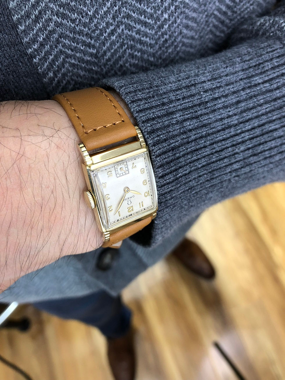 Thumbnail: 1944 OMEGA RECTANGULAR WATCH