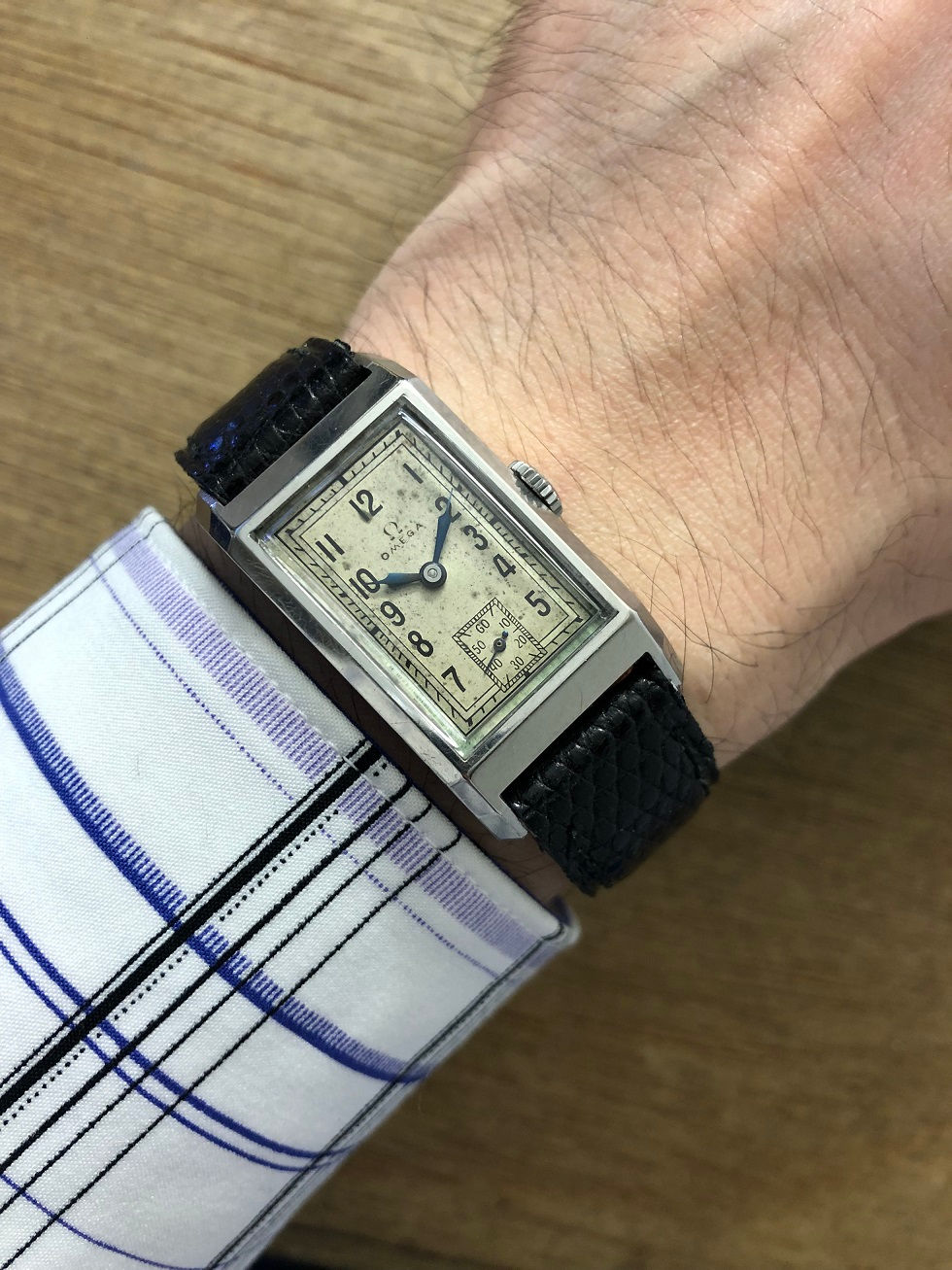 Thumbnail: 1935 OMEGA RECTANGULAR WATCH