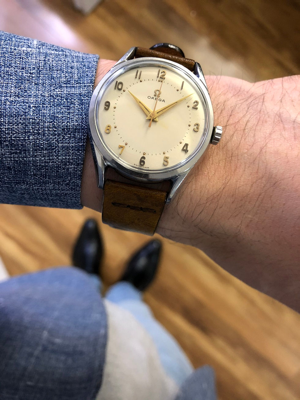 Thumbnail: 1955 OMEGA CENTER SECOND