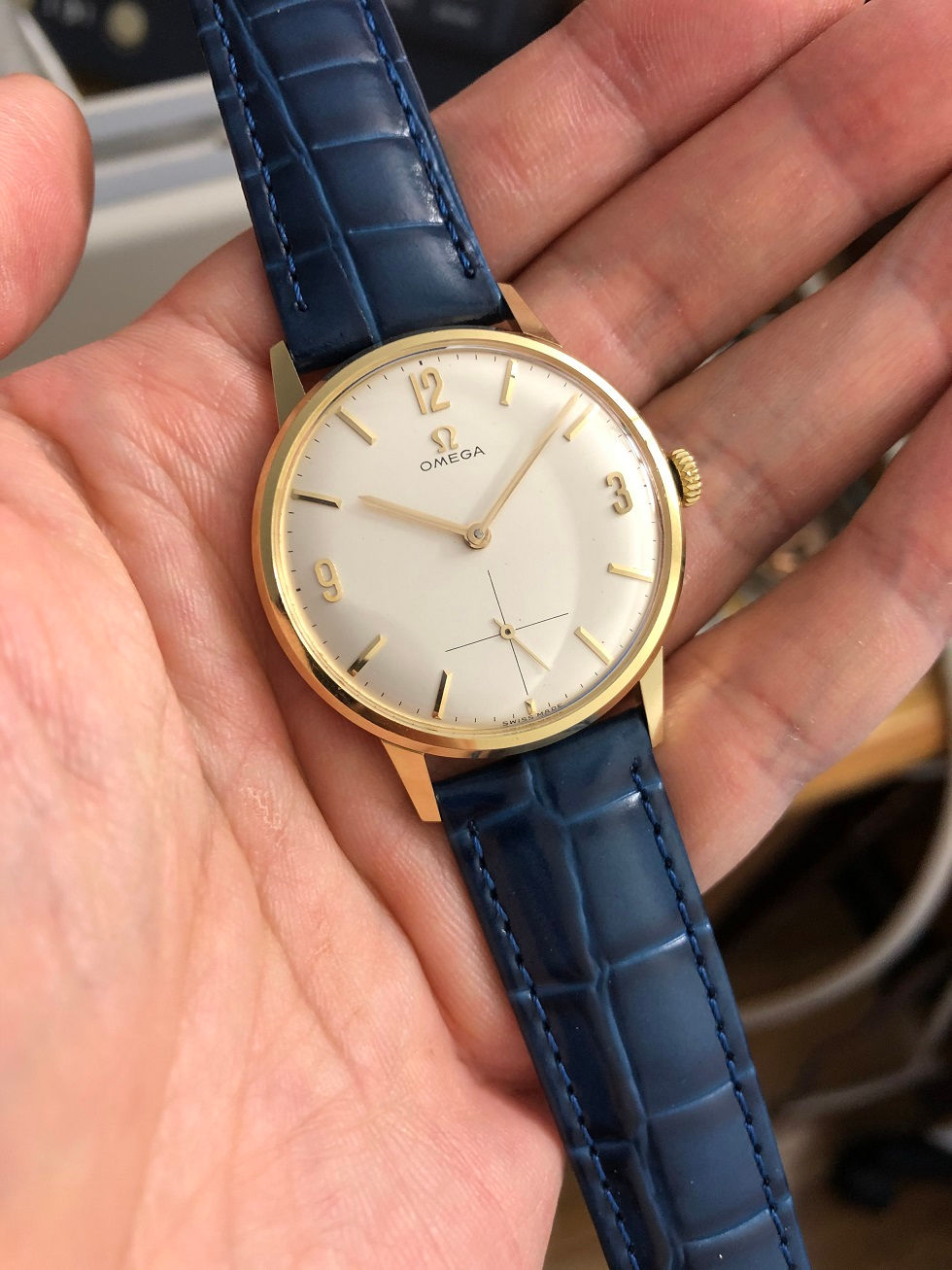 Thumbnail: 1963 OMEGA 14K DRESS WATCH