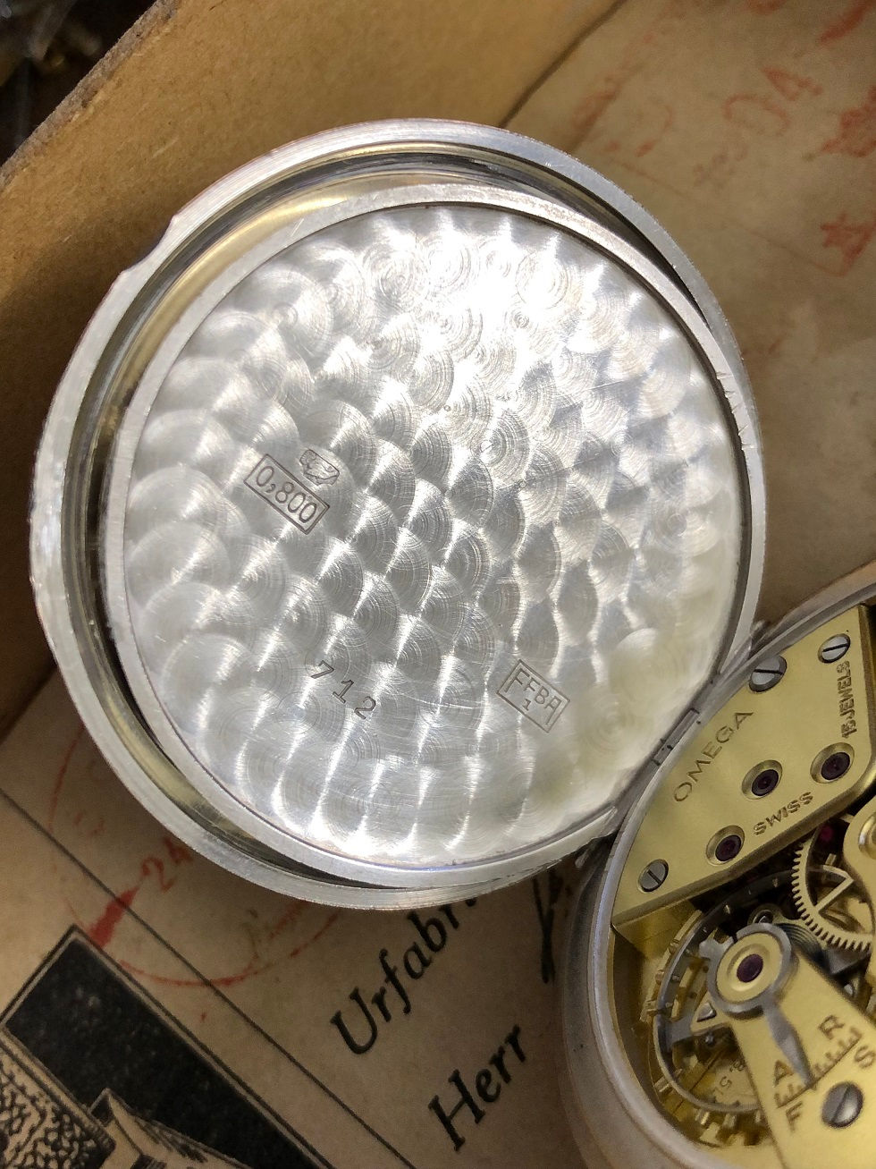 Thumbnail: 1945 OMEGA POCKET WATCH