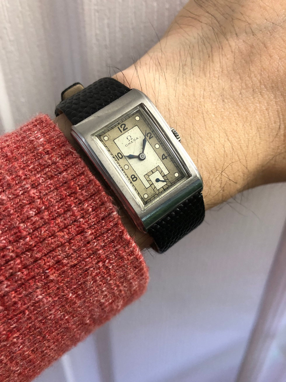 1937 OMEGA RECTANGULAR WATCH | Omega 