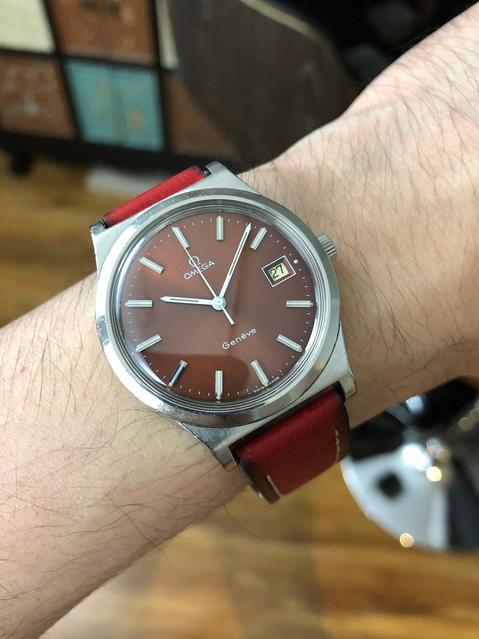Thumbnail: 1974 OMEGA GENEVE WATCH