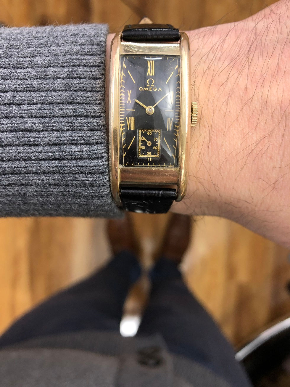Thumbnail: 1936 OMEGA RECTANGULAR WATCH