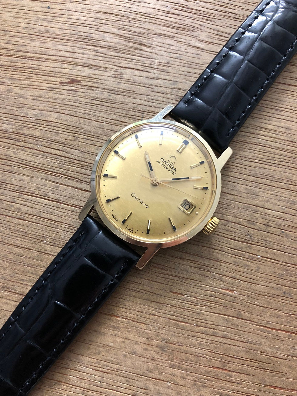 Thumbnail: 1971 OMEGA GENEVE GOLD WATCH